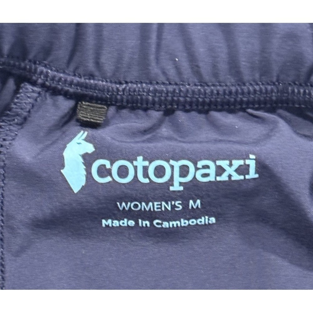 Cotopaxi Womens Vamos Hybrid Running Short Sz M Blue Stretch Active Gym Workout - Picture 14 of 16